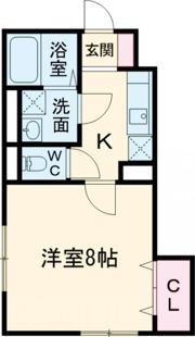 ボナール Aの間取り画像