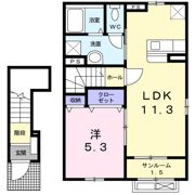 カーサ・ベルの間取り画像