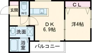 ステラウッド道明寺Ⅱの間取り画像