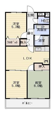 クラウドⅤの間取り画像