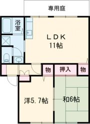 ALLEY島泉131 Aの間取り画像