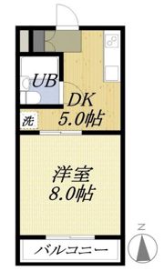 リバーハイツ今之浦Ⅱの間取り画像