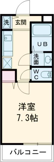 フローラ大津池の間取り画像