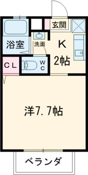 ヴィラ・ソレイユA棟の間取り画像