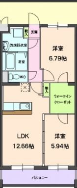 エバーグリーンの間取り画像