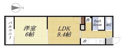 パステルグリーンの間取り画像