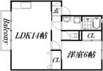 スカイハイツEの間取り画像