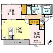 シェソワ メテオールの間取り画像