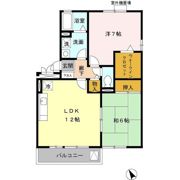 クレールプラザ立花 D棟の間取り画像