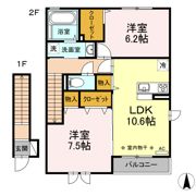 セレスティンワール B棟の間取り画像