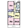 ライジングパレスの間取り画像