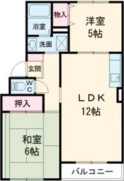 パークサイド根来の間取り画像