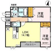 グレースコート常盤の間取り画像
