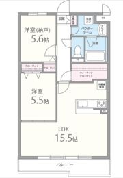 EXCEL COURT二色の浜の間取り画像