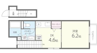 クレール幸の間取り画像
