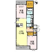 シェソワ リュンヌの間取り画像