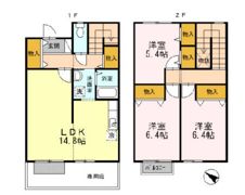サン・サン・ハイムの間取り画像