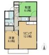 ディアコートⅡBの間取り画像