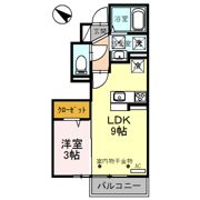 D-roomヴェルデの間取り画像