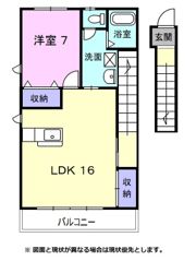 スタットアンクムB棟の間取り画像