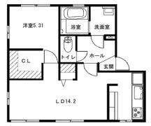 ドミールNー2の間取り画像