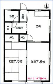 ロイヤルヴィレッジの間取り画像