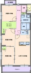 グランシャンブルの間取り画像
