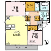 メルベーユの間取り画像