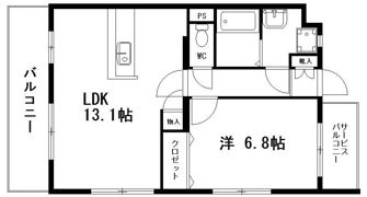 グランストーク西島の間取り画像