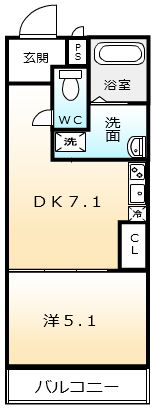 フジパレス堺なかもずI番館の間取り画像
