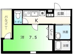 フジパレス堺南長尾Ⅶ番館の間取り画像