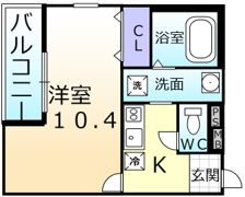 フジパレス浜寺公園Ⅰ番館の間取り画像