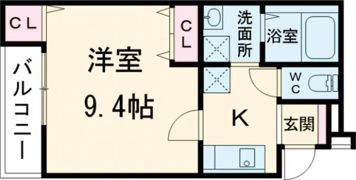 フジパレス堺東V番館の間取り画像