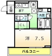 VILLA北花田D－roomの間取り画像