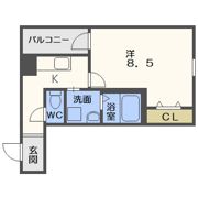 フジパレス浜寺公園Ⅱ番館の間取り画像