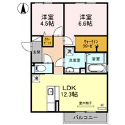 シエル ブルーの間取り画像