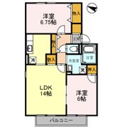 エセルディハイツB棟の間取り画像