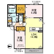 ノア・パークくさべB棟の間取り画像