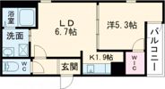 フジパレス浜寺石津V番館の間取り画像