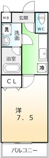 フジパレス黒土の間取り画像