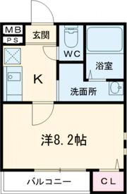 フジパレス堺もずサウスI番館の間取り画像