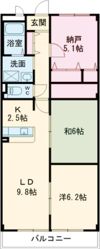 エスポワール21の間取り画像