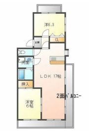 ロイヤルグリーンの間取り画像