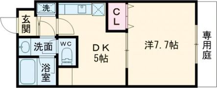 ボナール鳳南の間取り画像