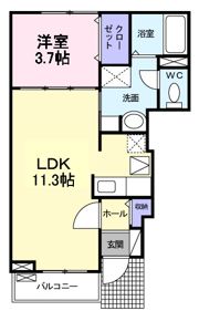 レジデンス 丸一の間取り画像