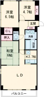 グランコート佐藤の間取り画像