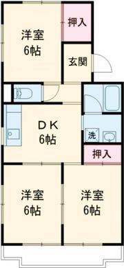 ルミエール城北の間取り画像