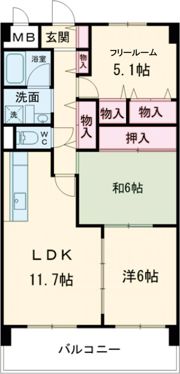 メゾン・ポレールの間取り画像