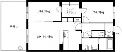 エーデルワイスの間取り画像