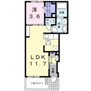 ラウレア 貝塚の間取り画像